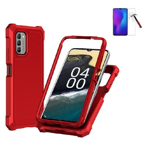 For Nokia C300, Full Body TPU Cover Case + Tempered Glass - Bild 17 von 21
