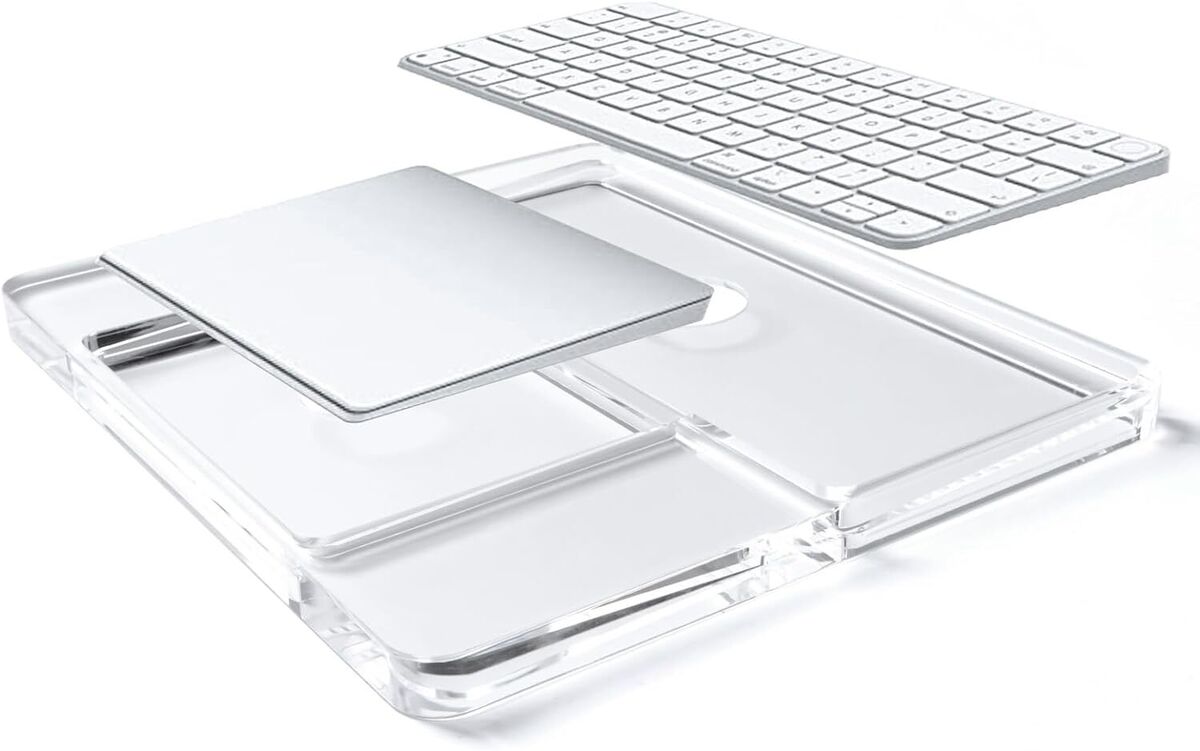Linkeet Stand Holder for Apple Magic Keyboard and Trackpad Linkeet Stand Holder for Apple Magic Keyboard and Trackpad