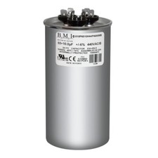 USA 65 10 uf/MFD 370-440 VAC volts Round Dual Run Capacitor 50/60 Hz - Lot-1