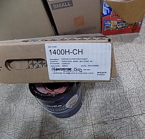 Waterstone 1400H-CH Grifo de Filtración Parche Caliente Solo Manija Única, Cromo Foto 4 de 4