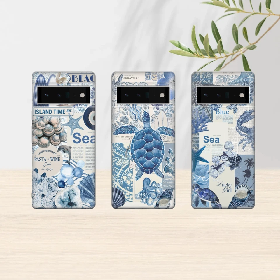 Summer Beach 手机壳适用于 iPhone 16 15 14 适用于 Pixel 9 8 Pro 适用于三星 S24 — 第 3/4 张图片