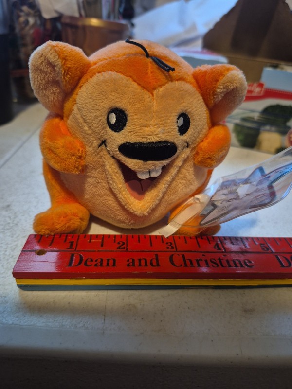 2008 Neopets 4 Inch Orange Meerca Plush Toy NEW with Tags 