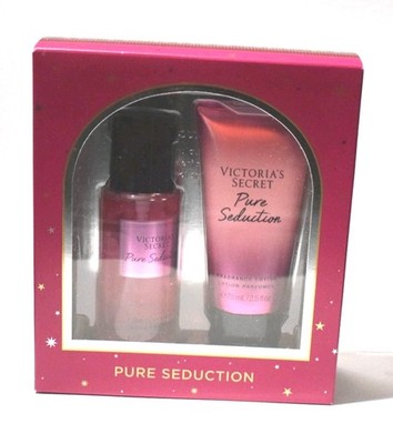 Victoria's Secret Pure Seduction Fragrance Body Mist & Lotion Travel SET NEW !
