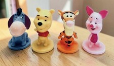 Disney's Winnie the Pooh/ Tigger/ Eeyore/and Piglet Kellogg's Bobble Head Set