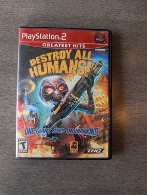 PS2 PlayStation 2 Greatest Hits Destroy All Humans! (One Giant Step on Mankind)