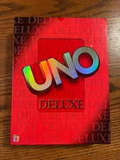 2001 UNO Deluxe Edition Card Game 100 Complete New/Opened Cards Sealed