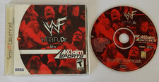 WWF Wrestling Attitude For Sega Dreamcast Complete NTSC-U/C USA In VGC