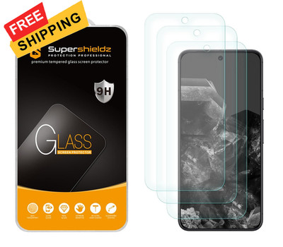 Supershieldz (3 Pack) Designed for Google Pixel 10 Pro/Pixel 9 Pro Tempered... 