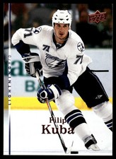 2007-08 Upper Deck #426 Filip Kuba Tampa Bay Lightning Hockey Card