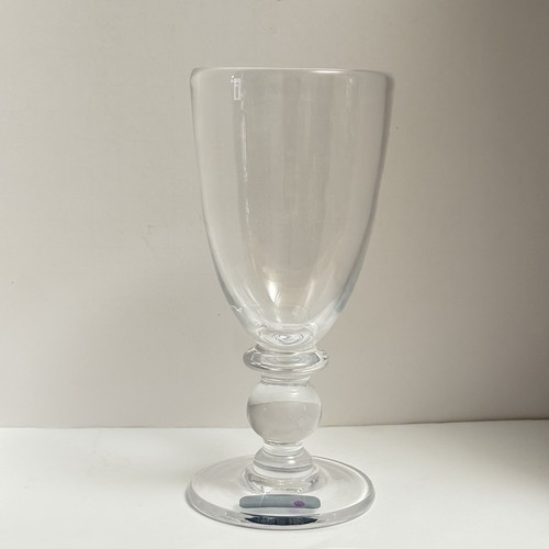 1 Simon Pearce, The Hartland Wine Glass 6 7/8" Glassblown By Hand Art Glass