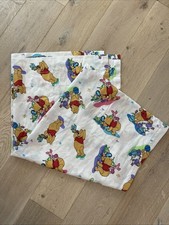 VTG Winnie The Pooh Curtain Panel 84x84 Pooh Piglet Disney