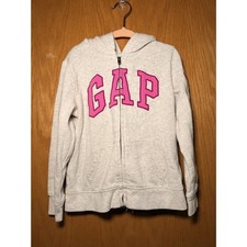 GAP Disney Minnie Mouse Kids Zip Up Hoodie Heather Cream Size 5