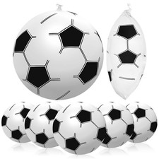  6 Pcs Palloni Da Calcio in Pvc Pallne Gonfiabile Giocattolo Palle Gioco