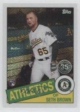 2020 Topps Update Silver Pack 1985 Topps Chrome Baseball Seth Brown #CPC-48 1u6