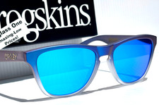 NEW Oakley Frogskins XS Matte Blue Fade POLARIZED Galaxy Blue Lens Sunglass 9006