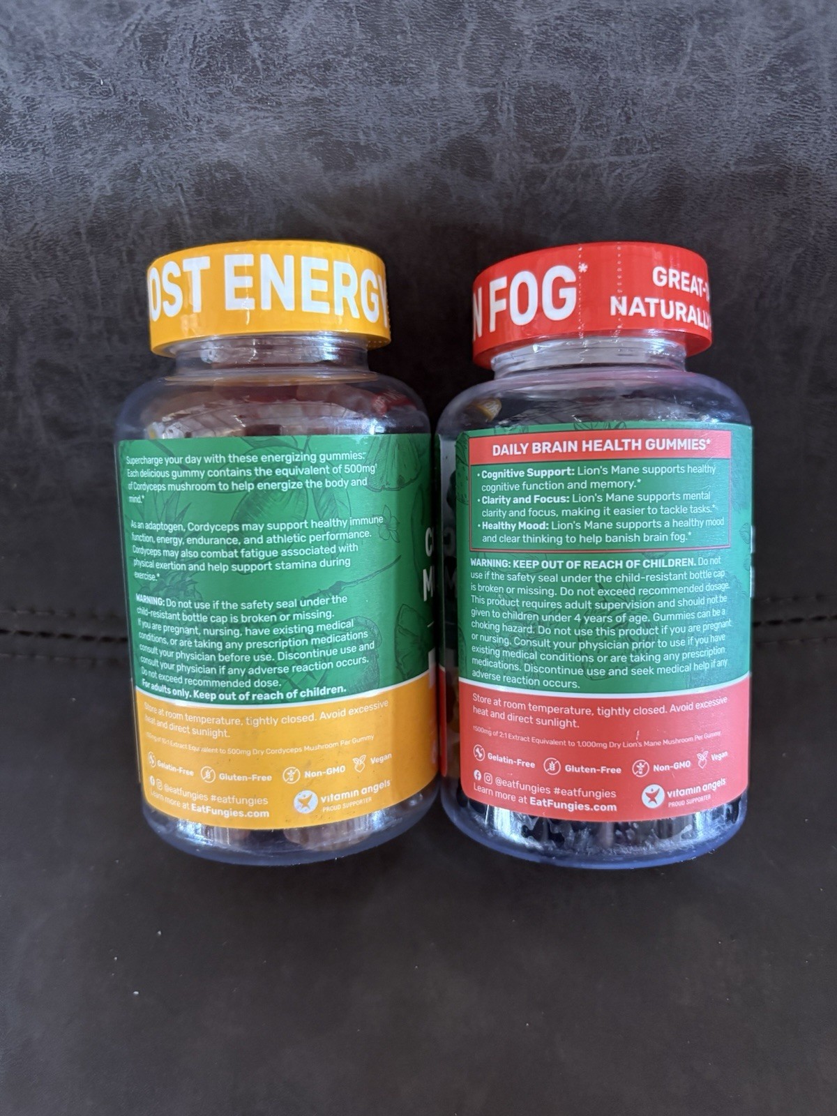 Fungies Lion's Mane Mushroom Blueberry Strawberry & Mango Pineapple (60 Eac)