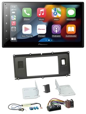 Pioneer DAB Bluetooth 2DIN USB MP3 Autoradio für Land Rover Evoque Blindstopfen - Bild 1 von 4