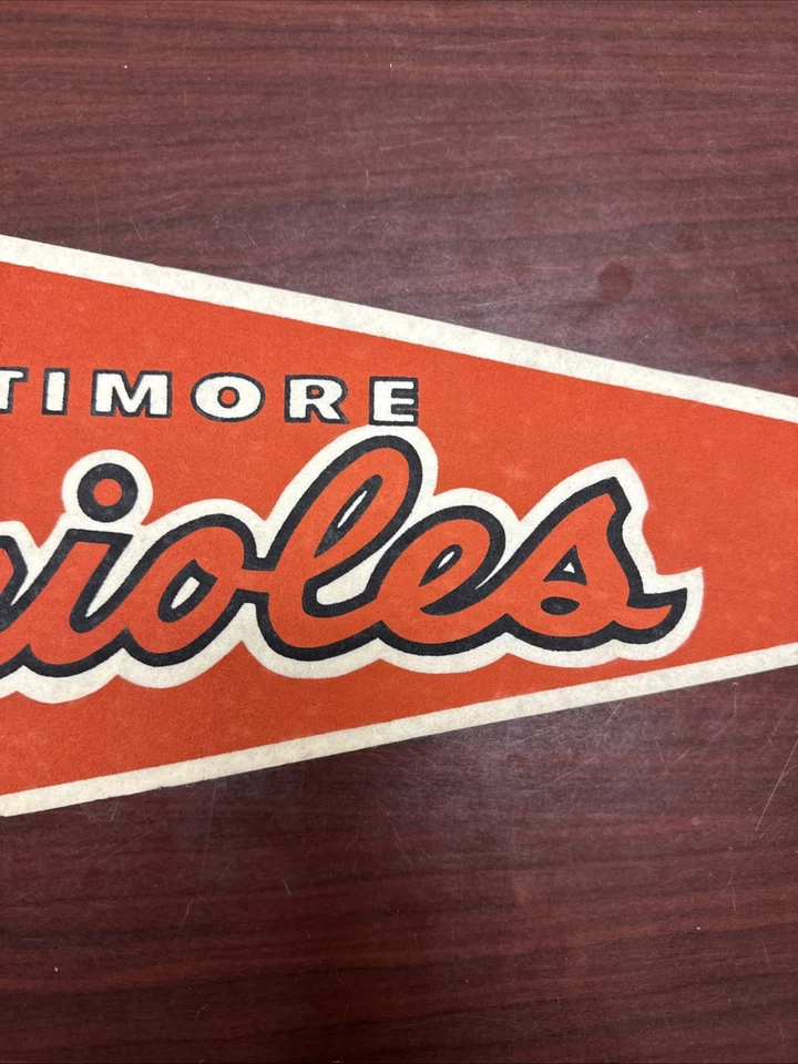 Banderín de campeones de la Liga Americana de béisbol de los Orioles de Baltimore de 1980 tamaño completo Foto 4 de 4
