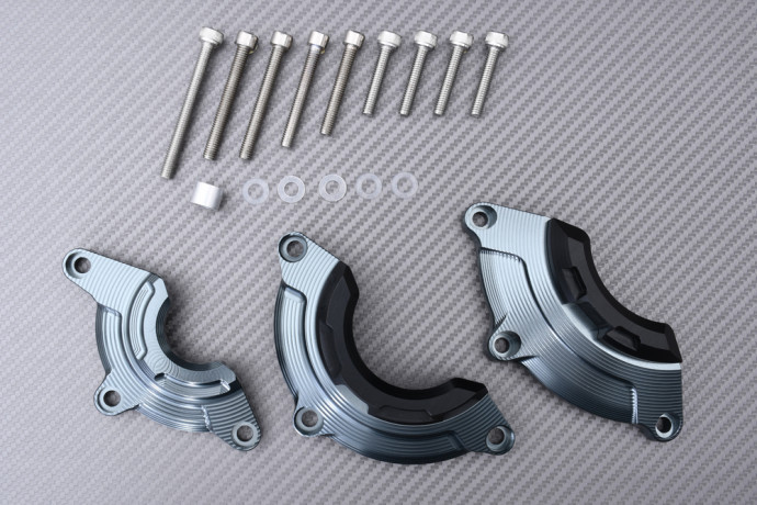 Cache moteur Suzuki GSR 750 WVC5 protection crash gris 2011-2016