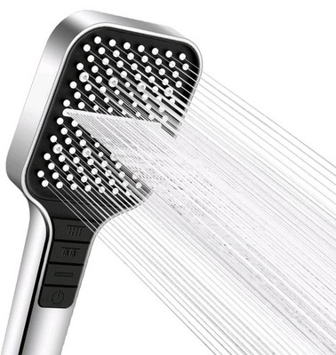 Duschkopf, Veh Wassersparend, 7 Strahlarten Duschkopf Regendusche mit Stopptast