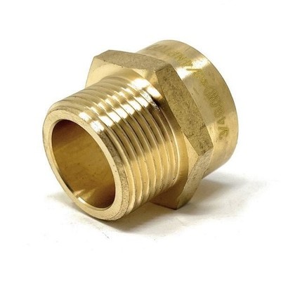G Thread (British BSPP) Male to NPT Female Adapter - Lead Free (3/4'' x 3/4'')