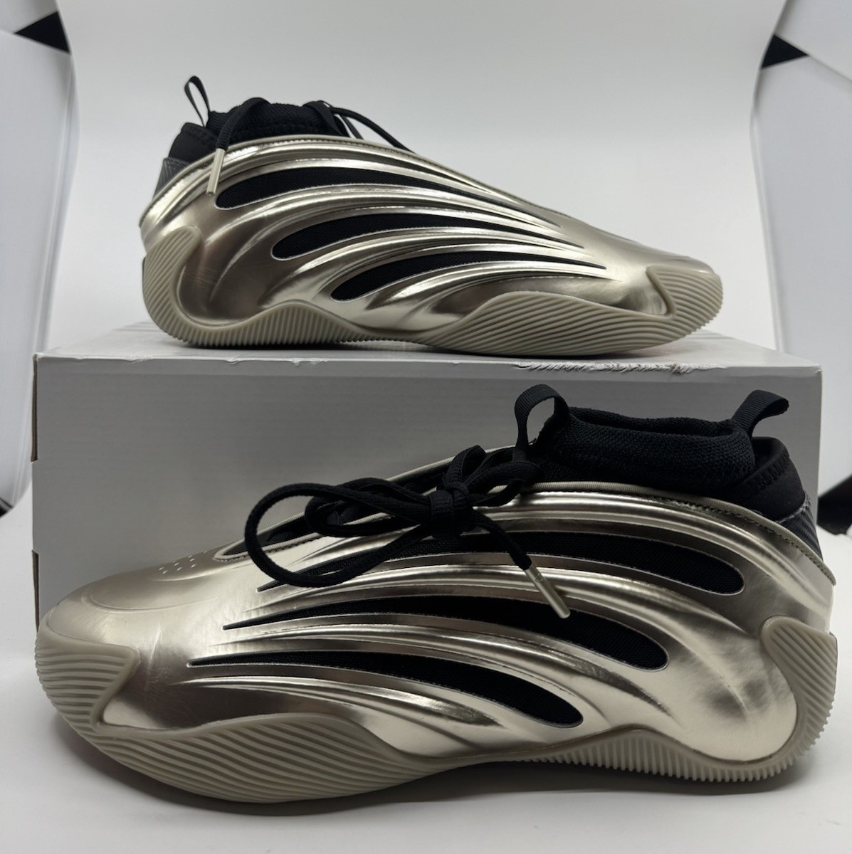 Men's 11 - Adidas Harden Volume 9 Shoes 'Cyber Metallic' JR2506 | eBay