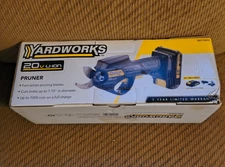 20V Cordless Pruner Lightweight Steel Blade rubber Handle Limb Branch Trimmer