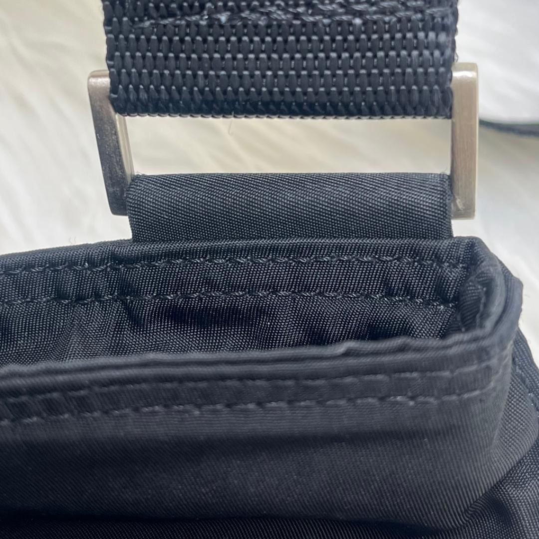 beautiful PRADA Nylon Shoulder Bag Triangle Plate White Tag thumbnail 9