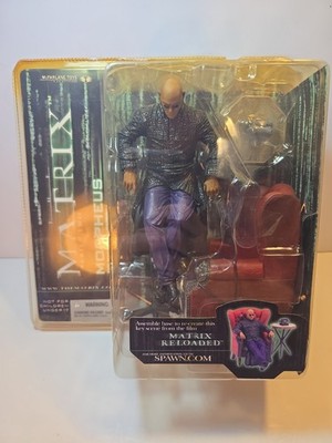 McFarlane The Matrix Reloaded Morpheus in Chair Series 2 Action Figure 2003 BB4