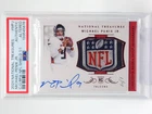 MICHAEL PENIX JR 2024 NATIONAL TREASURES RC 1/1 SHIELD PATCH ROOKIE AUTO RPA PSA