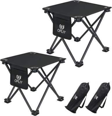 Camping Stool 2 Pack,13 Inch Portable Folding Stool for Outdoor Gardening and Be
