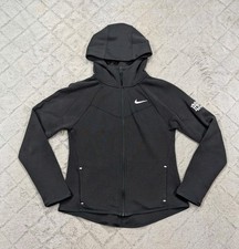 Nike Jacket Womens S Black Anthracite Tech Fleece Hoodie Zip Windrunner MBA
