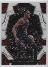 2022 Panini Select Premier Level White Disco Prizm 39/75 Christian Koloko 19fe