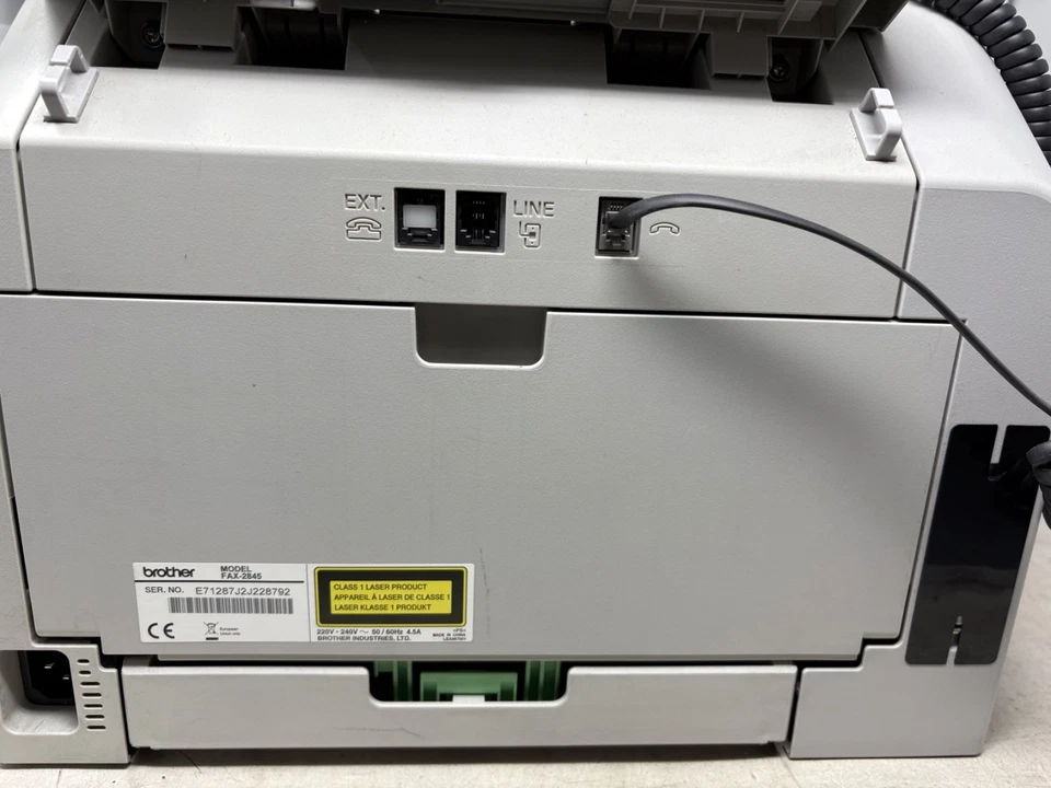 BROTHER FAX-2845 Used With 1782 Pages / Drum And Toner Included - Image 4 of 4