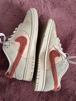 Nike Dunk Low TerrySneaker Beige/Rotbraun Damen EU 38,5