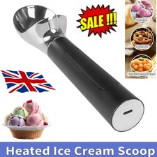 Heated Ice Cream Scoop Rechargeable IP67 Electric Scooper for Hard Ice Cream UK