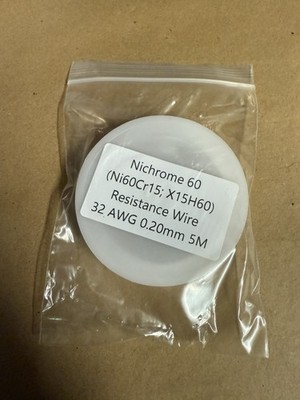 Nichrom Widerstandsdraht Ni60nr15 32awf 0,20mm 5 Meter 
