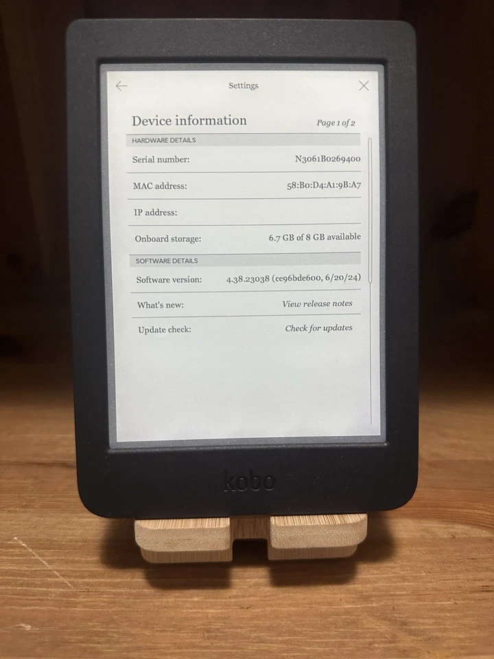 Kobo Nia lettore e-book Touch screen 8Gb Wi-Fi Nero - Immagine 2 di 3