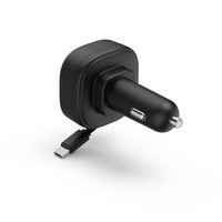 Hama Auto-SchnellladegeräT, 2X USB-C, Ausziehbares Ladekabel, Pd, #1906936