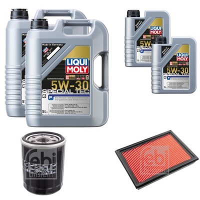 FEBI Inspektionspaket 12L LIQUI MOLY SPECIAL TEC F 5W-30 für Infiniti FX