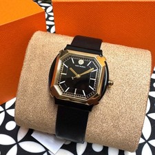 NWT! TORY BURCH Blake Two Tone Stainless Pink Leather Women's Watch TBW5103
