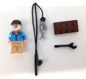 LEGO Indiana Jones &ndash; Jock (iaj008) Minifigure Temple Escape 7623 w/ Accessories