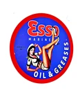 ESSO SIGN STICKER VINTAGE REPLICA 1942 MOTOR OIL SEXY WOMAN SITTING ON OIL CAN