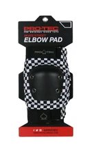 Pro Tec Skateboard Street Elbow Pads Black/White Checker Size Y #107 NEW