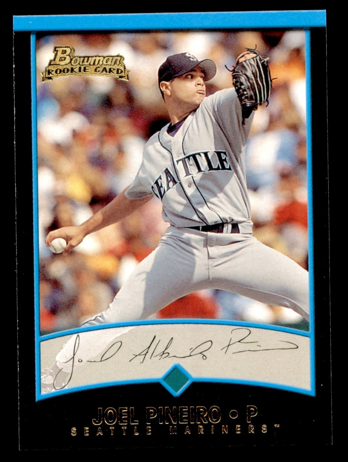 2001 Bowman - Joel Pineiro #356 Rookie Mariners