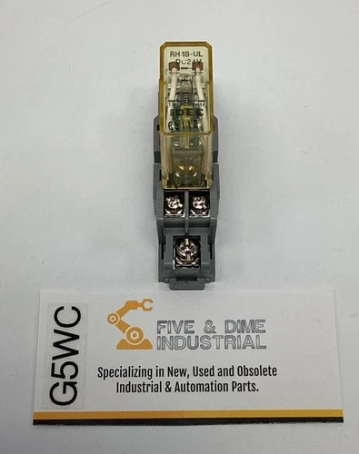 Idec RH1B-UL 24VDC Coil General Purpose Relay 10-Amp, 5-Pin w/ Base