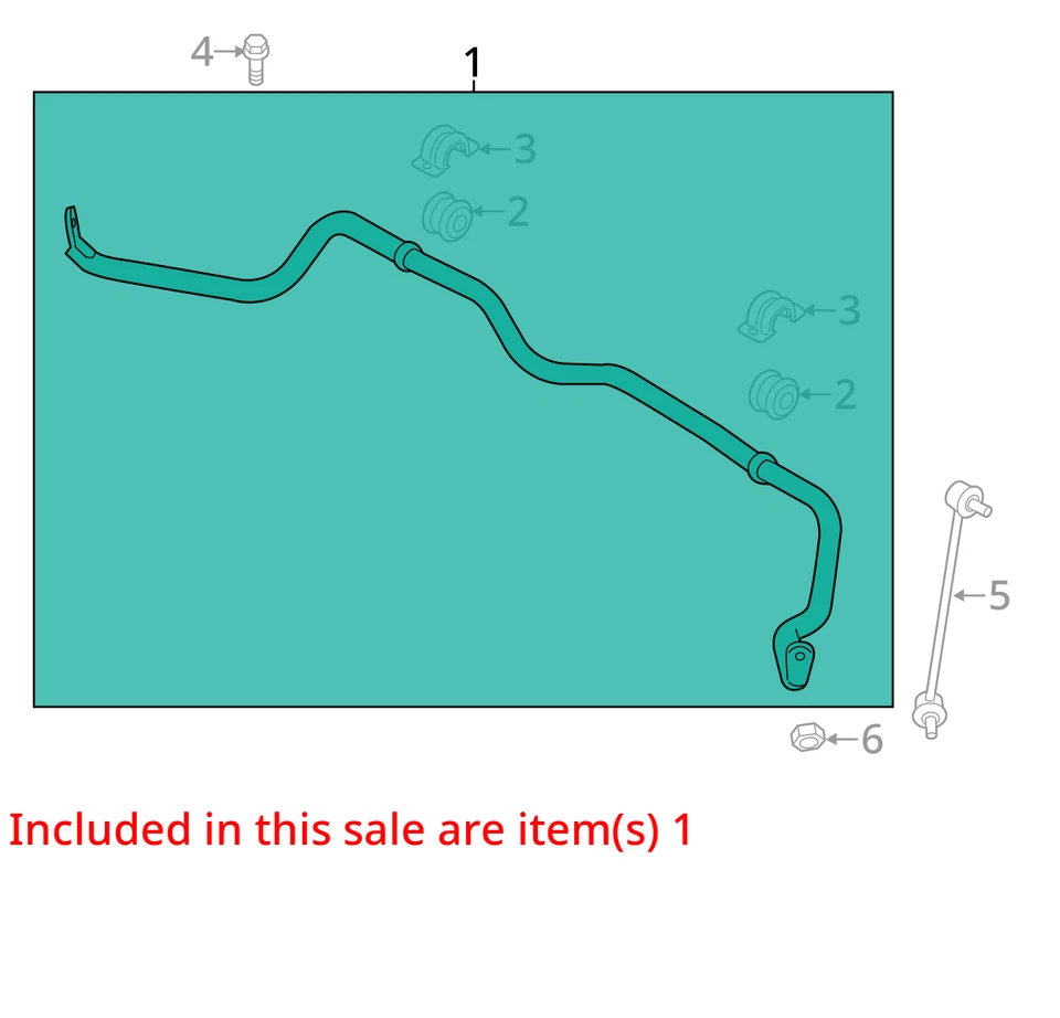 2016 Kia Sedona FWD Front Stabilizer Bar OEM 130K Miles - LKQ421043875 - Изображение 4 из 4