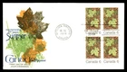 Mayfairstamps Canada FDC 1971 block 6 cents summer season kingswood First Day Co