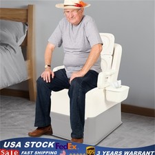 Portable Bedside Toilet Chair Shower Commode Seat Bathroom Potty Stool Adult