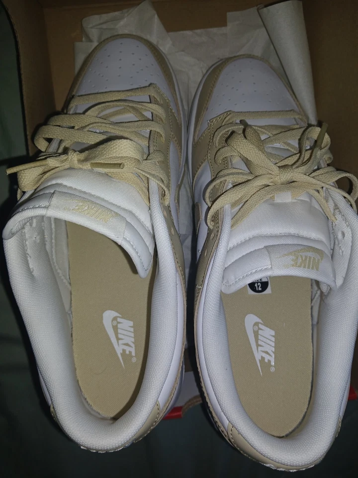 Nike Dunk Low Team dorado blanco para hombre talla 12 Foto 4 de 4